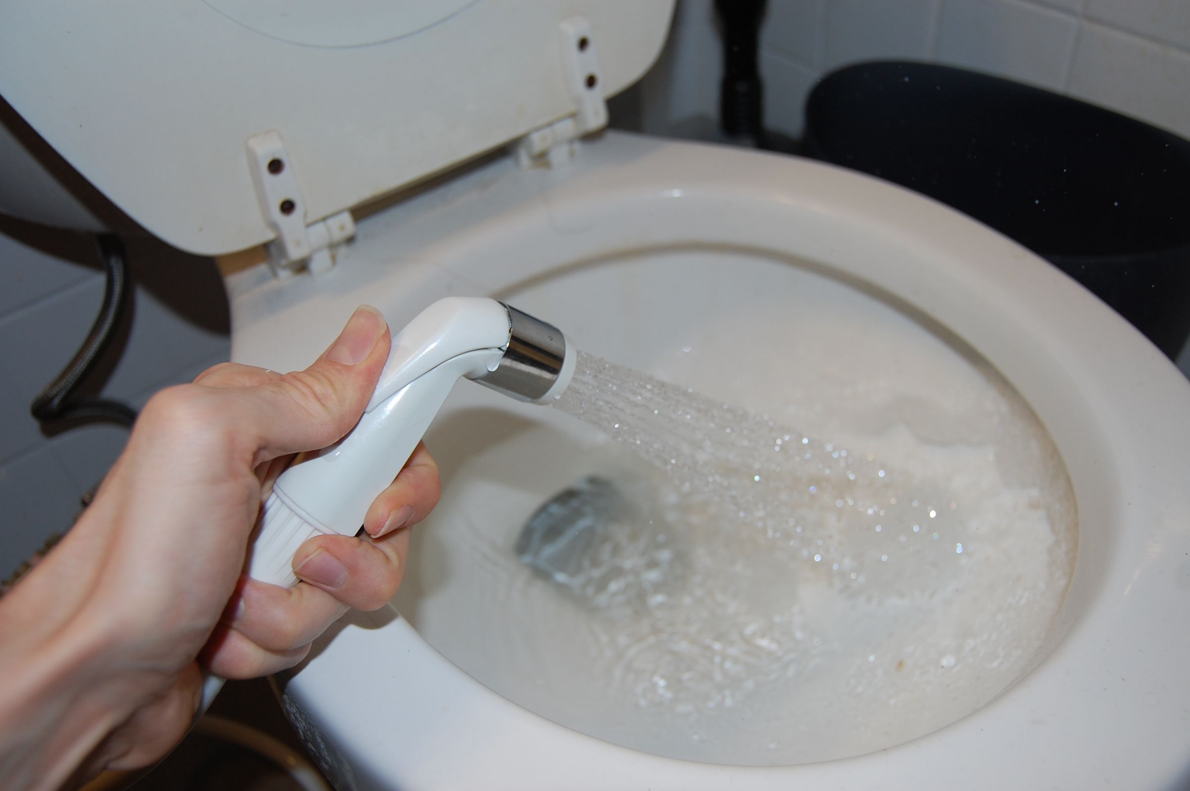 Add a Shower to Your Toilet 4 Steps (with Pictures) Instructables