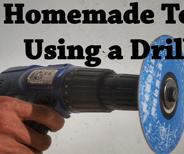 3 homemade tools - using a drill life hacks . DIY Project DIY Project Image