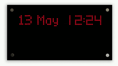 ESP32 LED Matrix WIFI Ticker Display : 24 Steps - Instructables