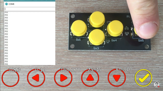 How to Input Text Into Arduino Project Using OLED Display and 5 Key ...
