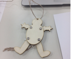 DIY guide for Mechanical Wood Toy Using a Laser Cutter. with step-by-step instructions