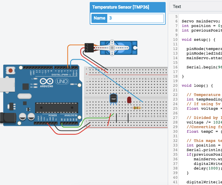 Temperature and Servos 4 Steps (with Pictures) Instructables