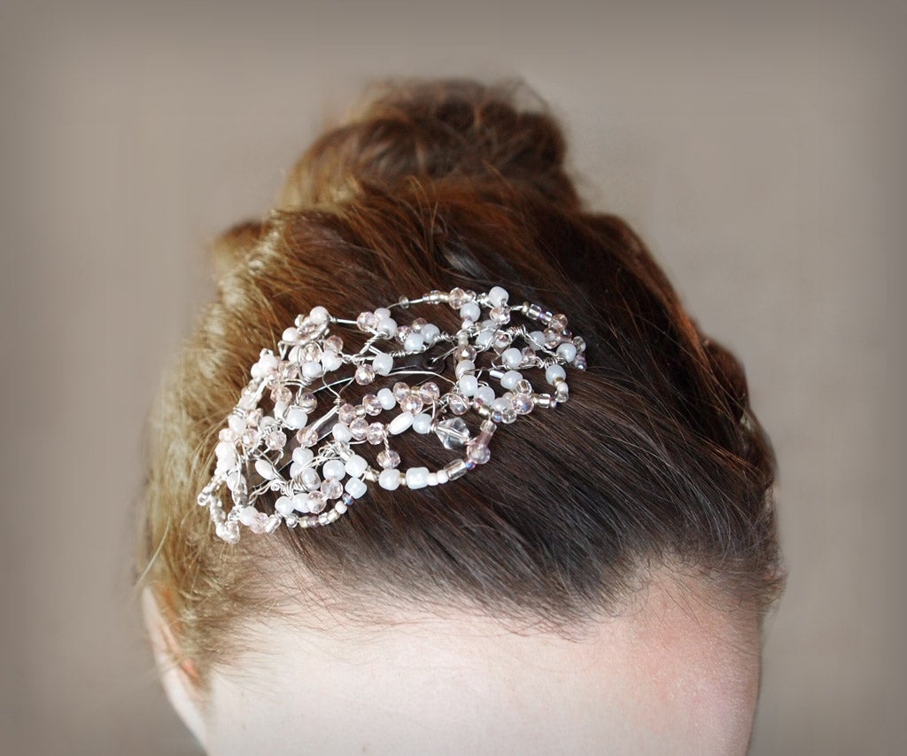 VintageInspired Beaded Hair Clip 4 Steps (with Pictures) Instructables