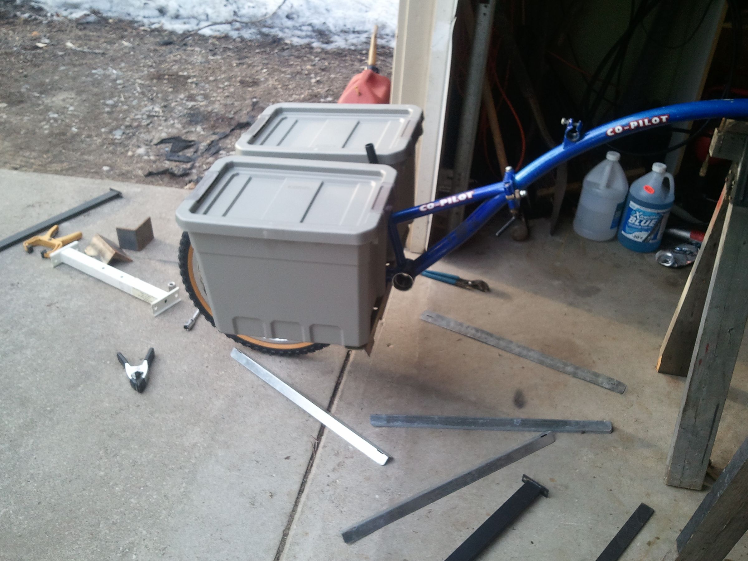 Single Wheel Bicycle Trailer 9 Steps Instructables