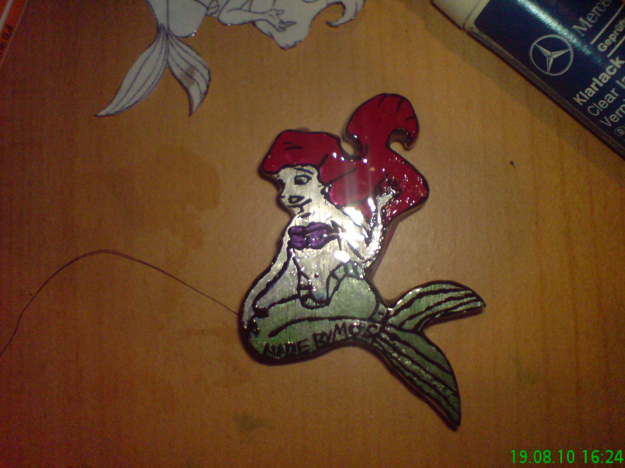 redhead mermaid made of aluminum DIY Project DIY Project Image