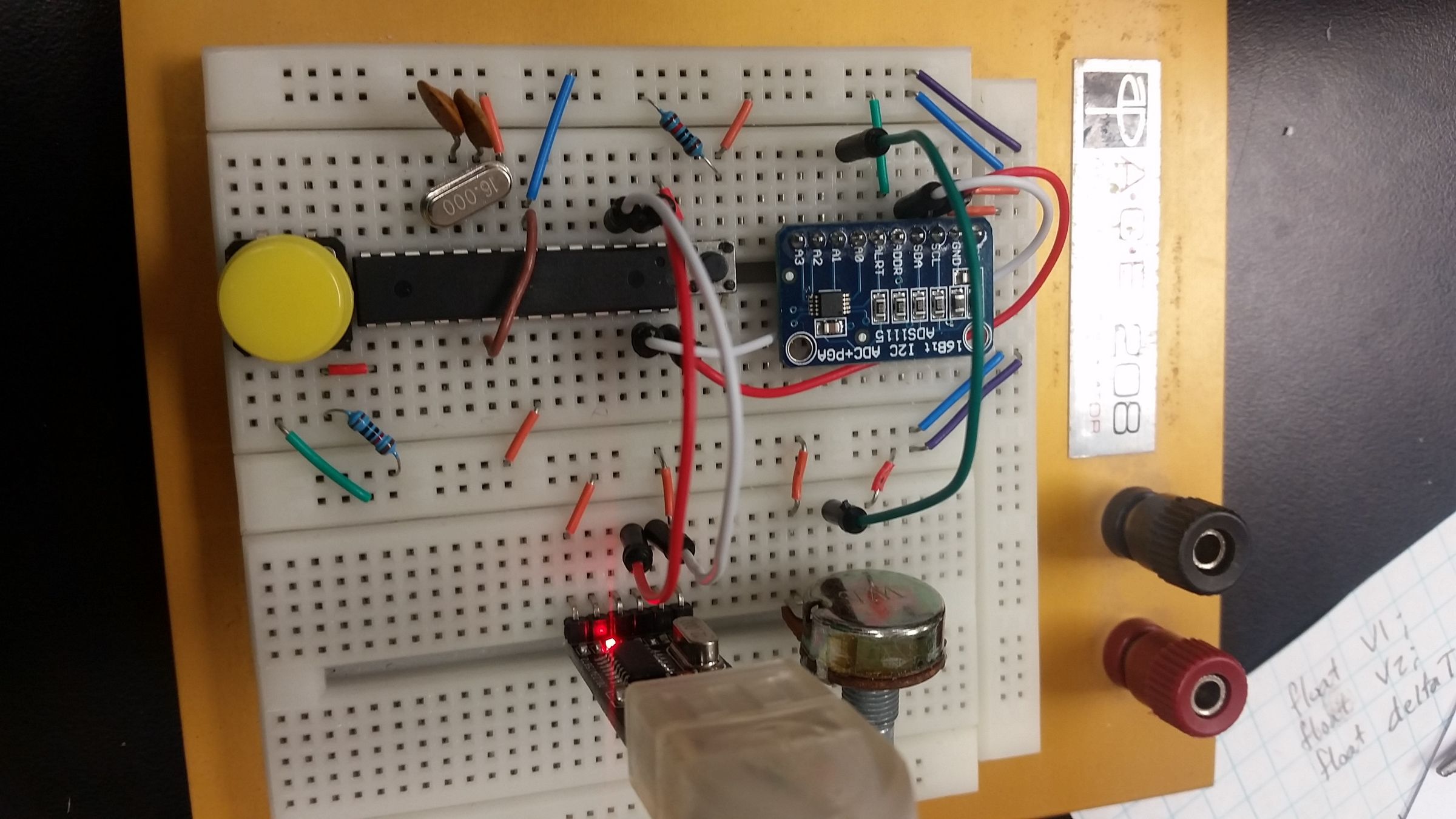 Термопара arduino ads1115