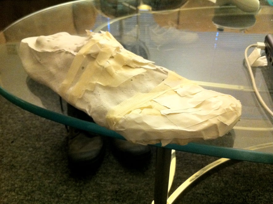 Making Your Foot Cast Into a Last