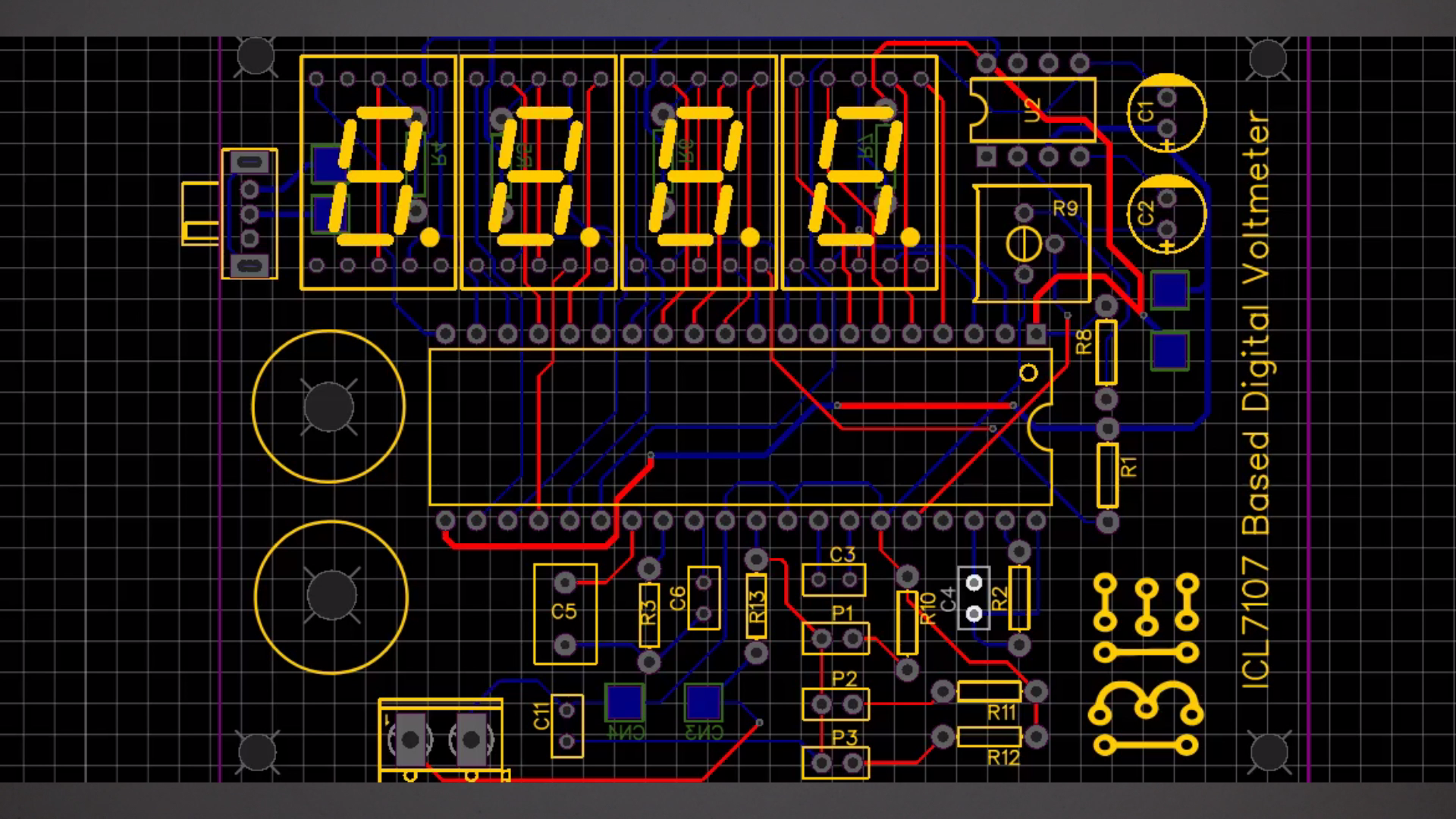 Rechargeable Digital Voltmeter Using ICL7107 ADC : 7 Steps (with