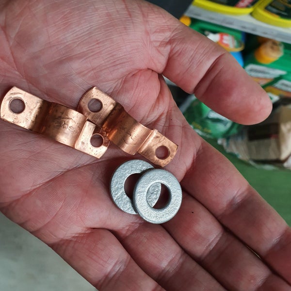 Copper and Zinc Coated Washers
