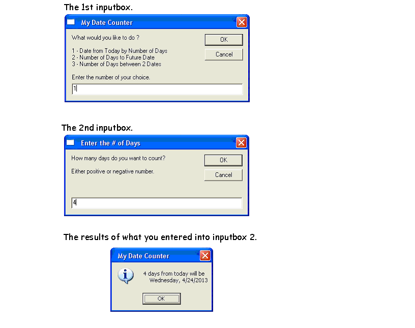 What Is the Date and Day in X Days?