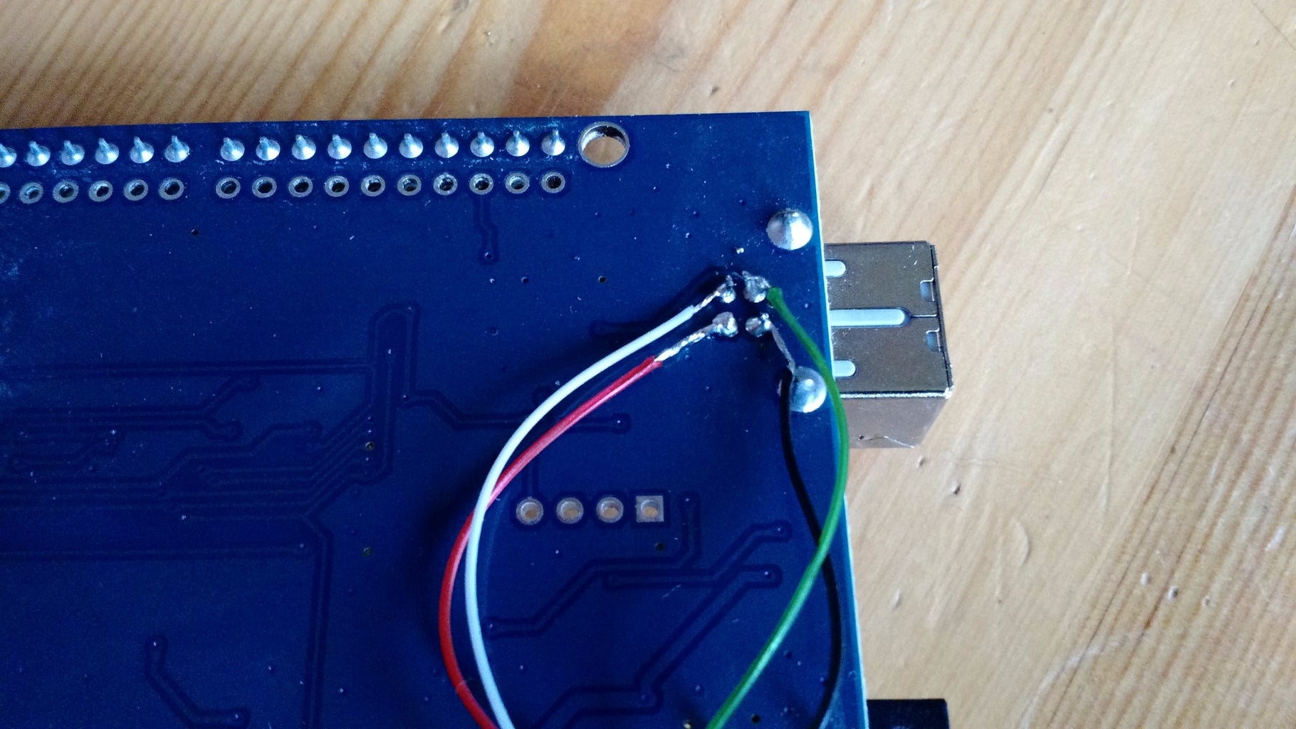 Solder USB-cable to Arduino UNO (clone) : 5 Steps (with Pictures ...