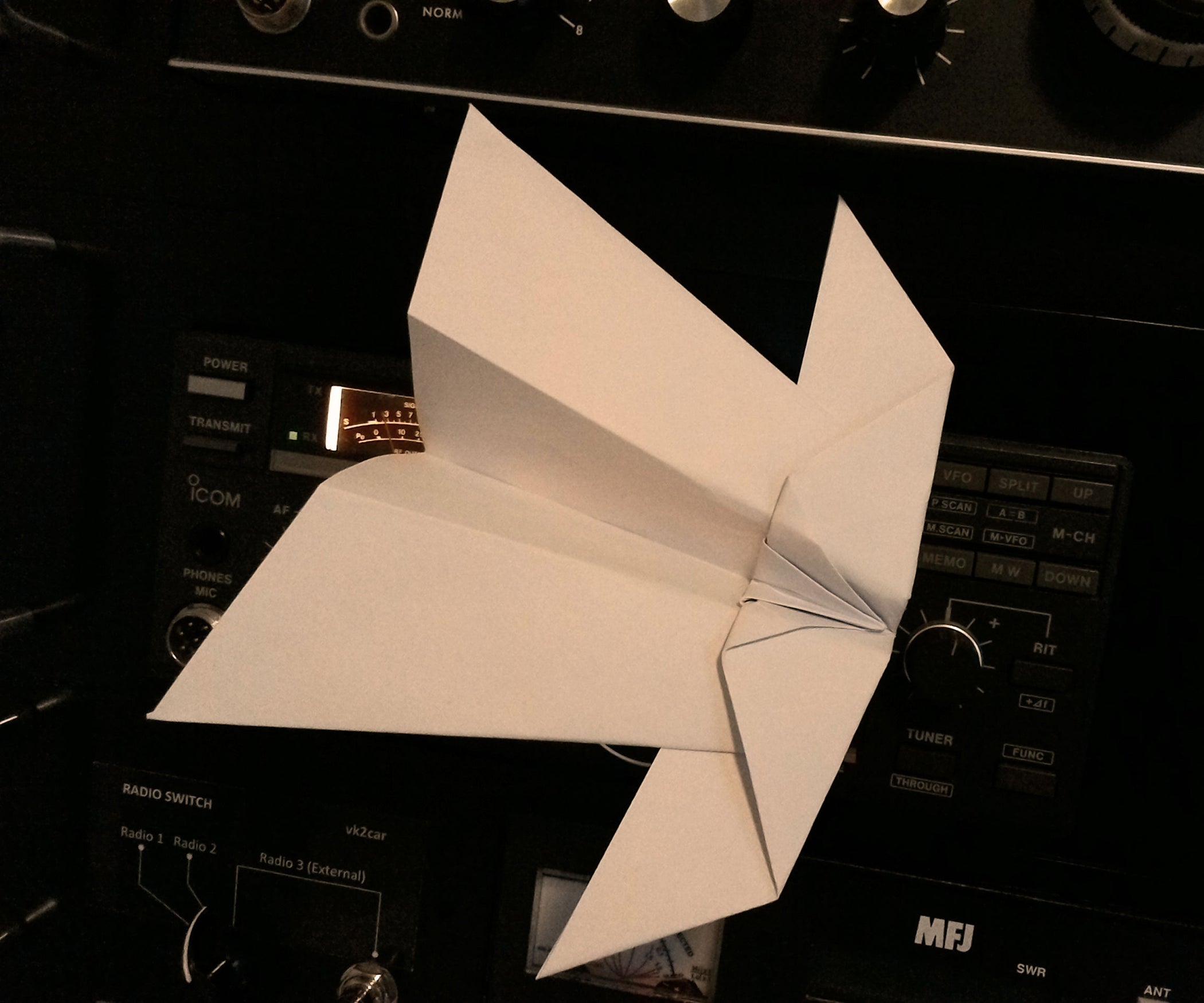How to Fold the Original Ninja Looping Paper Airplane 3 Steps