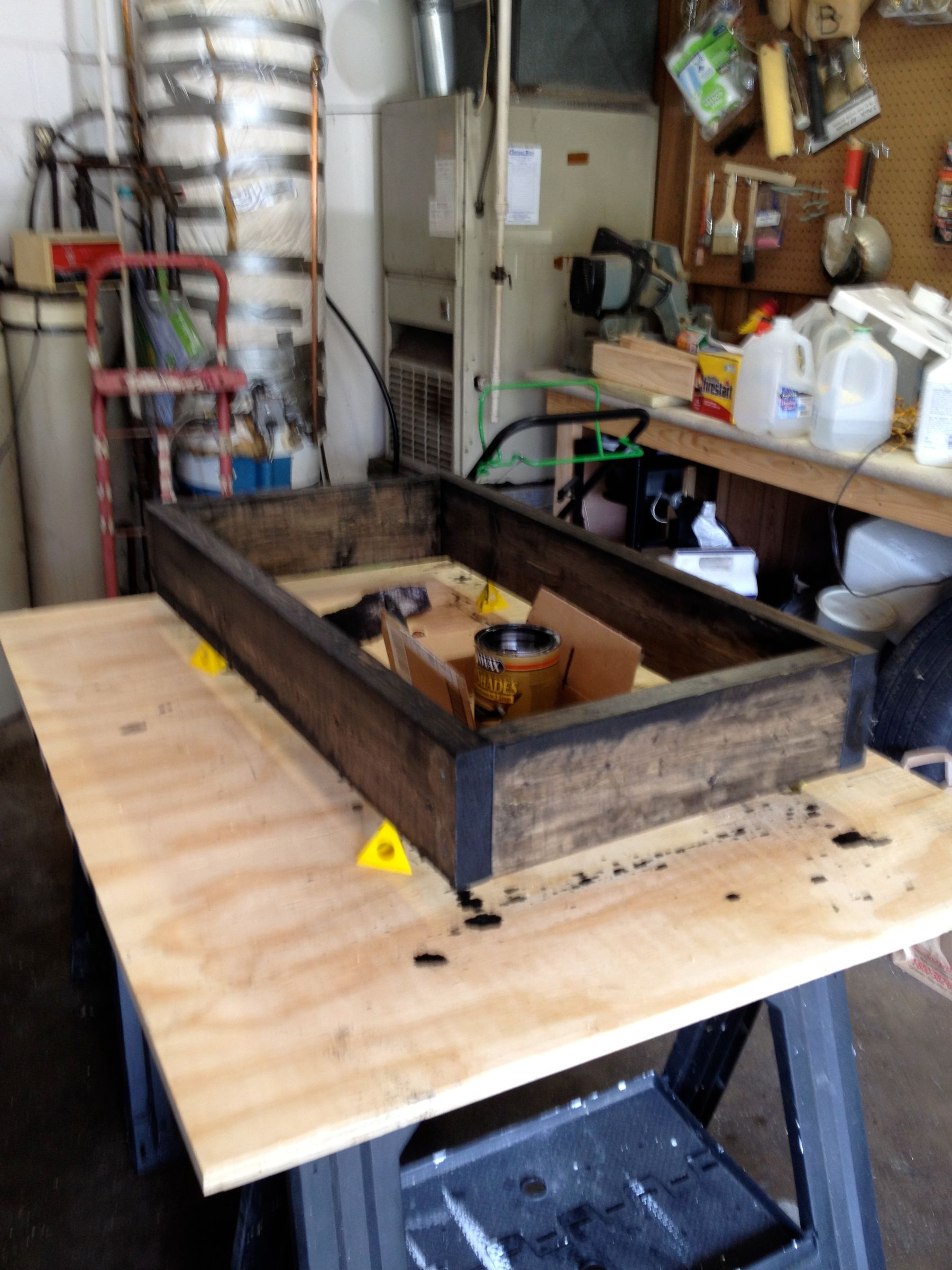 Chest Freezer Kegerator/Keezer and Building Cornhole Boards in the