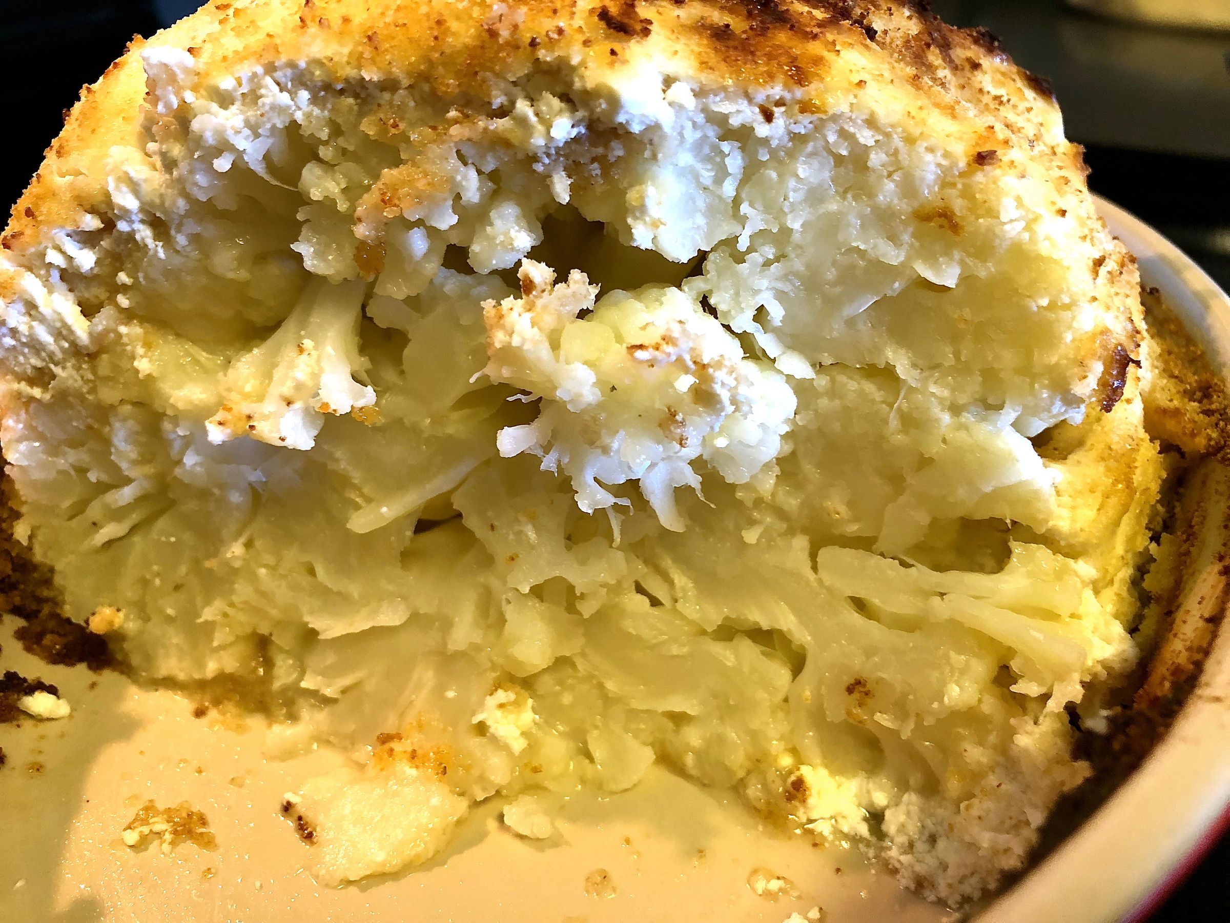 Hungarian Baked Cauliflower Recipe (Coliflor Con Cúrcuma) 12 Steps