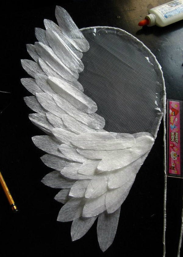 Angel Wings For Costume 4 Steps Instructables - Diy Angel Wings Costume Angel Wings For Costume 4 Steps Instructables - Diy Angel Wings Costume