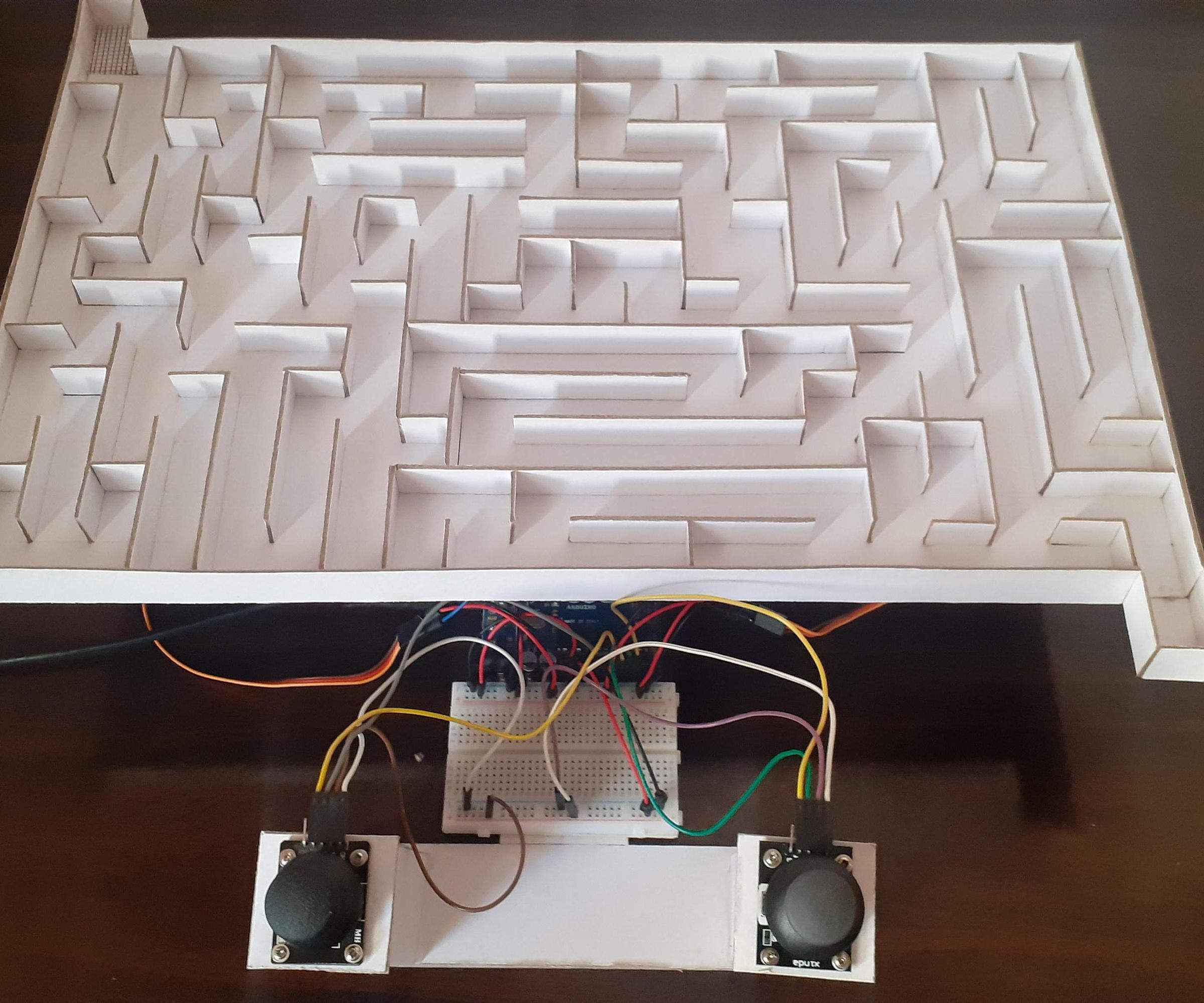 DIY guide for 3d Maze Game Using Arduino with step-by-step instructions
