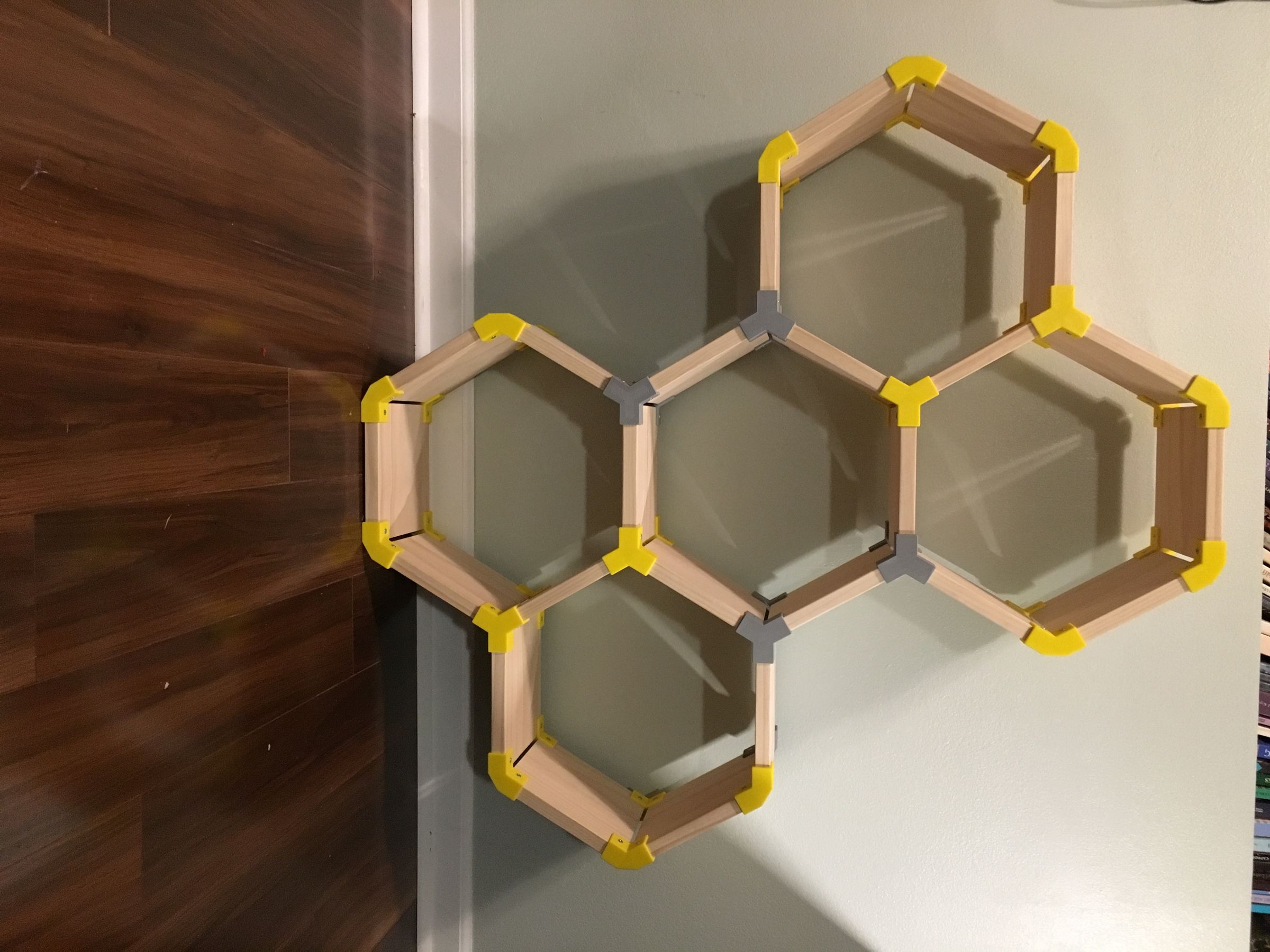 Custom Hexagon Shelves Using 3D Printing 6 Steps (with Pictures