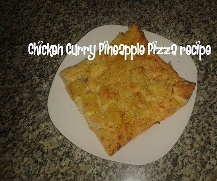 Step-by-step guide for chicken curry pineapple pizza recipe DIY Project DIY project