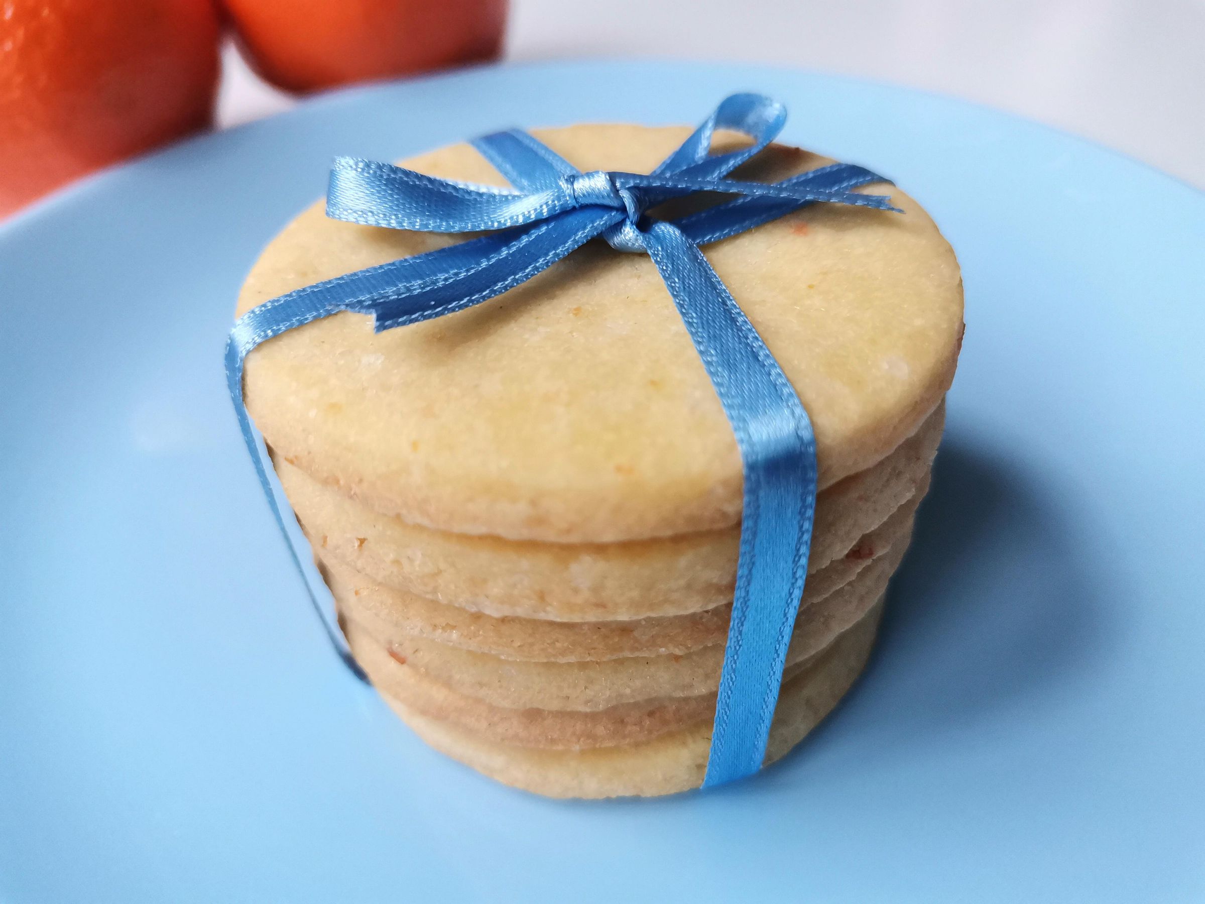 Tangerine Butter Cookies Without Eggs 4 Steps (with Pictures