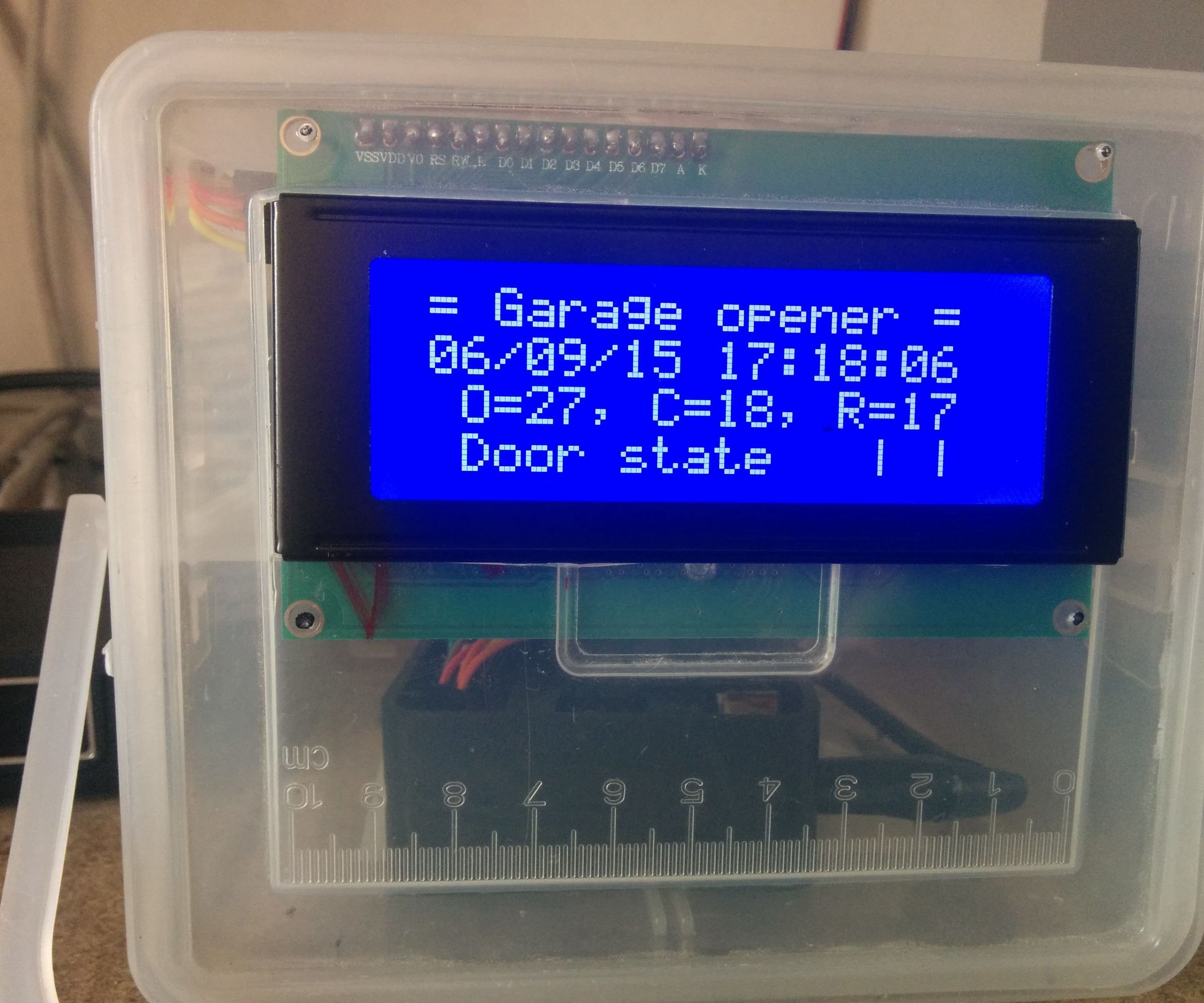 raspberry pi garage door opener google home
