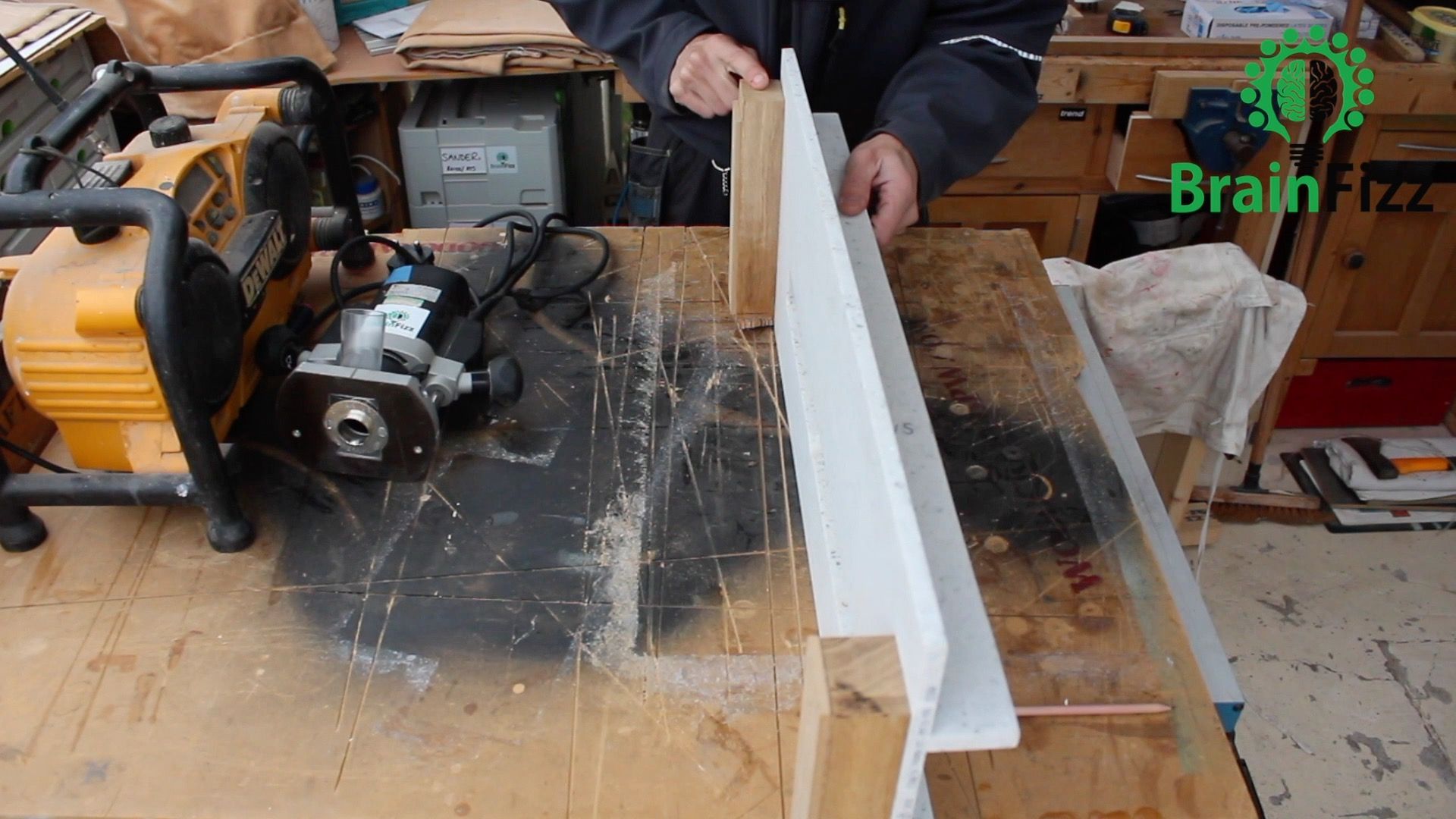 How to Use a Router Planer & Surfacing Jig to Thickness & Flatten Rough ...
