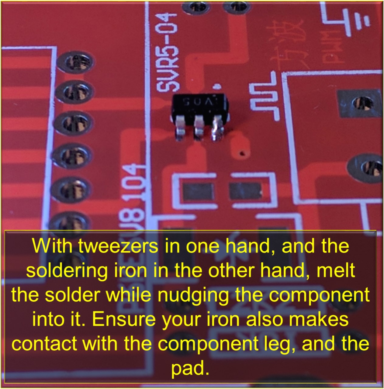 How to Solder SMD / SMT Components With a Soldering Iron 12 Steps