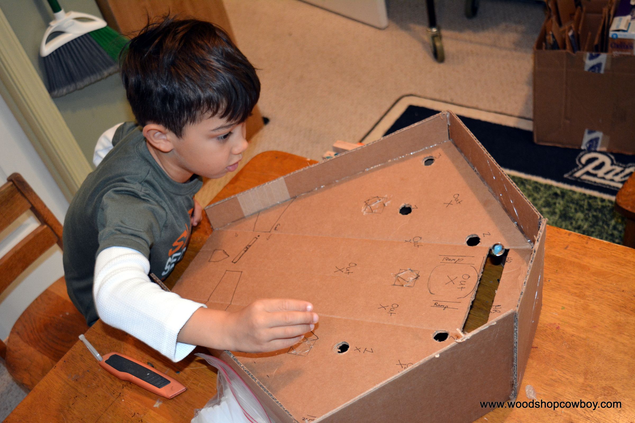 DIY Cardboard Pinball W/ Flipper & Launcher 9 Steps (with Pictures