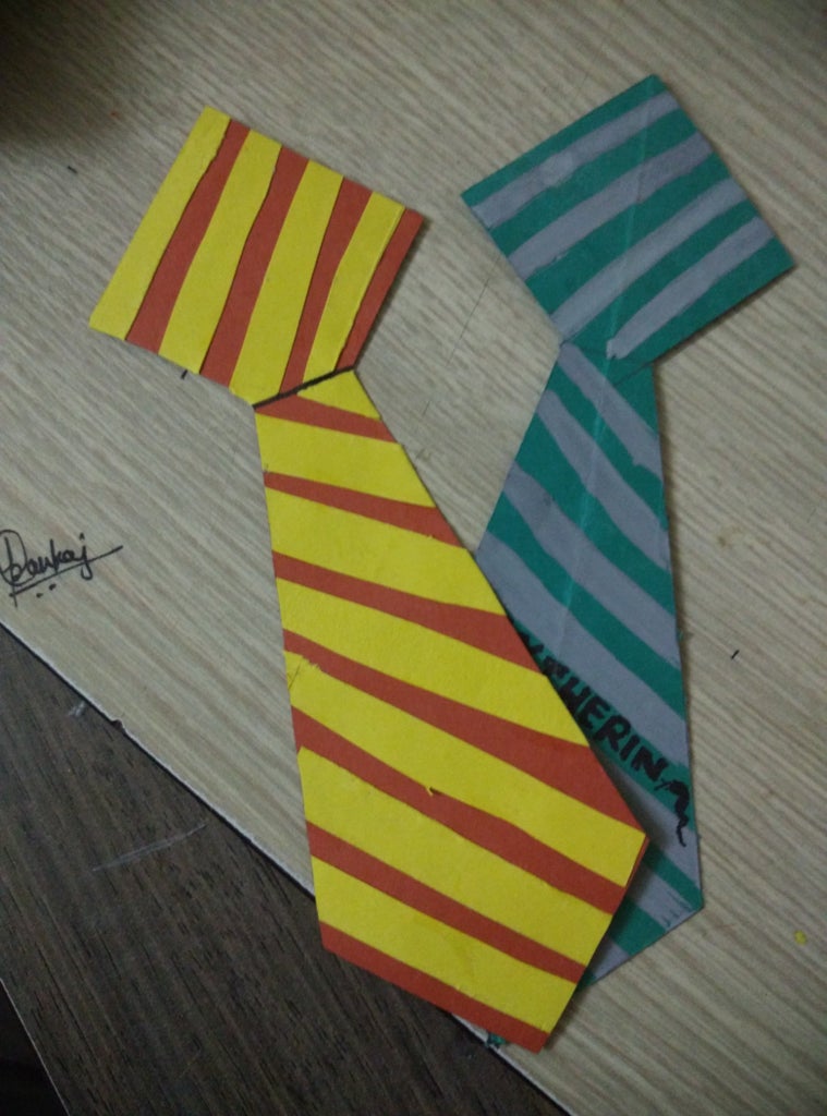 diy hogwarts uniform ties corner bookmark 11 steps with pictures instructables