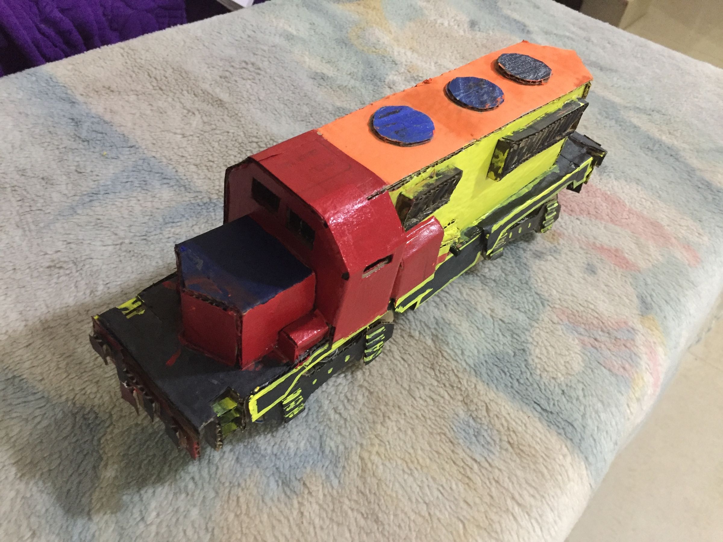 DIY Cardboard Train Engine 5 Steps (with Pictures) Instructables