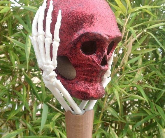 skull on a pole DIY Project DIY Project Image