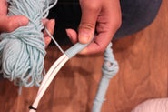 Wrap Yarn Around Your Power Cords As a Finishing Touch :-)
