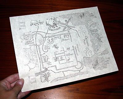 Marauders Map Printable Free The Marauders Map - Instructables