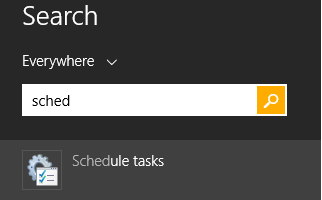 Open Windows Task Scheduler