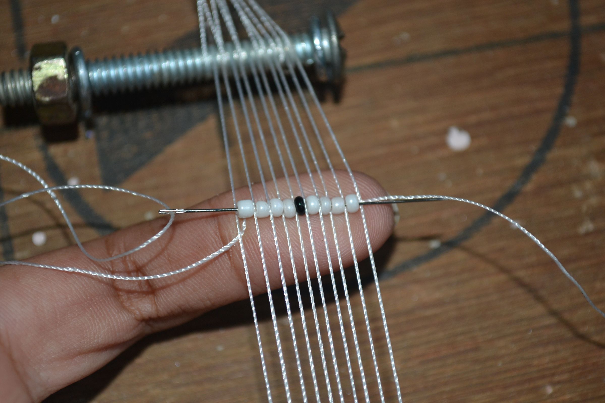 Bead Loom Bracelet Without a Loom! 13 Steps (with Pictures