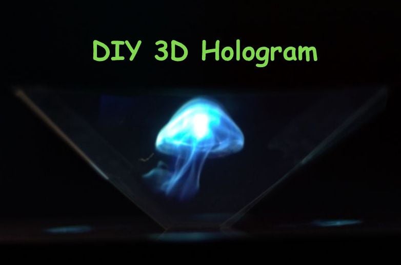 Diy 3d Hologram Pyramid 6 Steps Instructables - Diy 3d Hologram Pyramid Diy 3d Hologram Pyramid 6 Steps Instructables - Diy 3d Hologram Pyramid