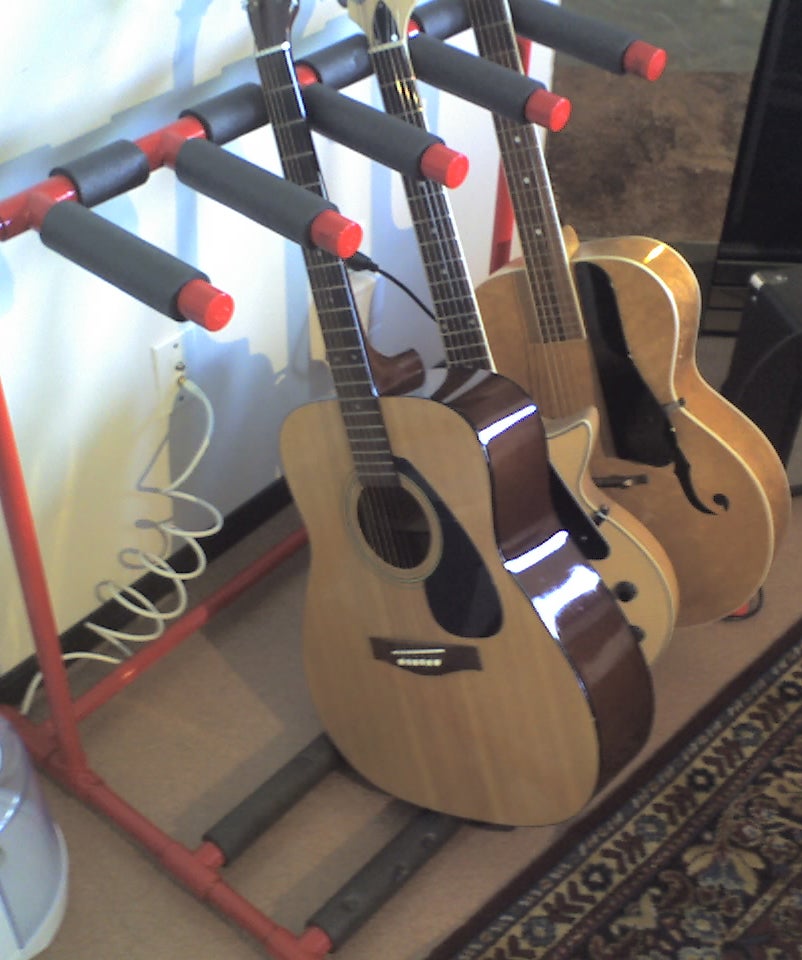 DIY Pvc Multiple Guitar Stand 4 Steps (with Pictures) Instructables
