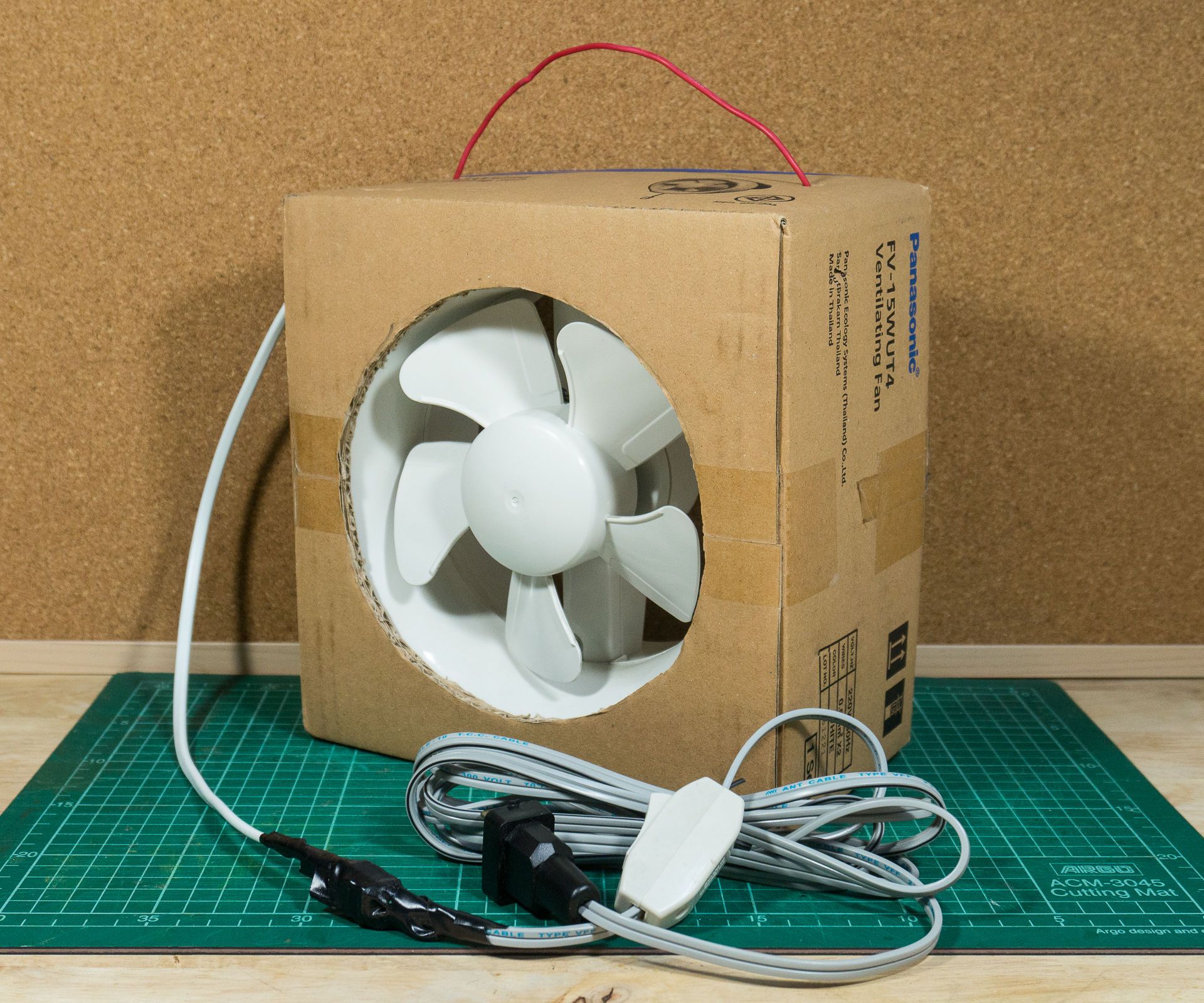 Portable Ventilation Fan From Its Box!!! 10 Steps (with Pictures) Instructables