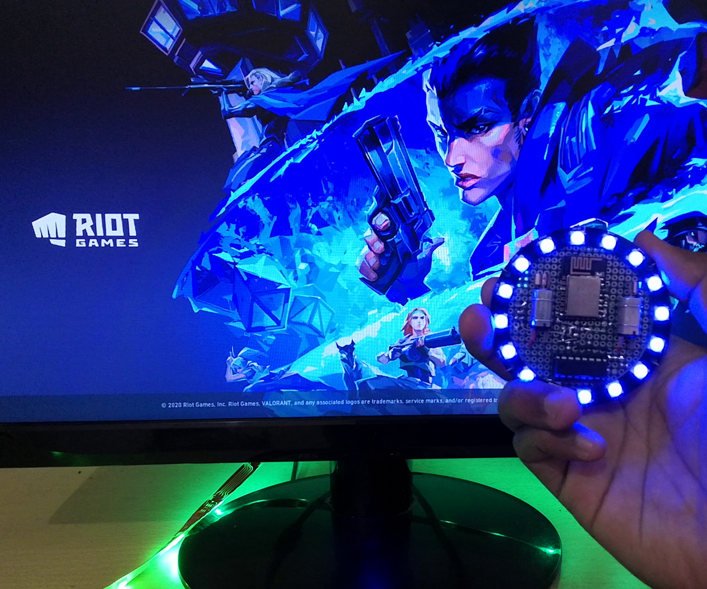 [Gamer Assist] Haptic Feedback System for Games Using Esp8266