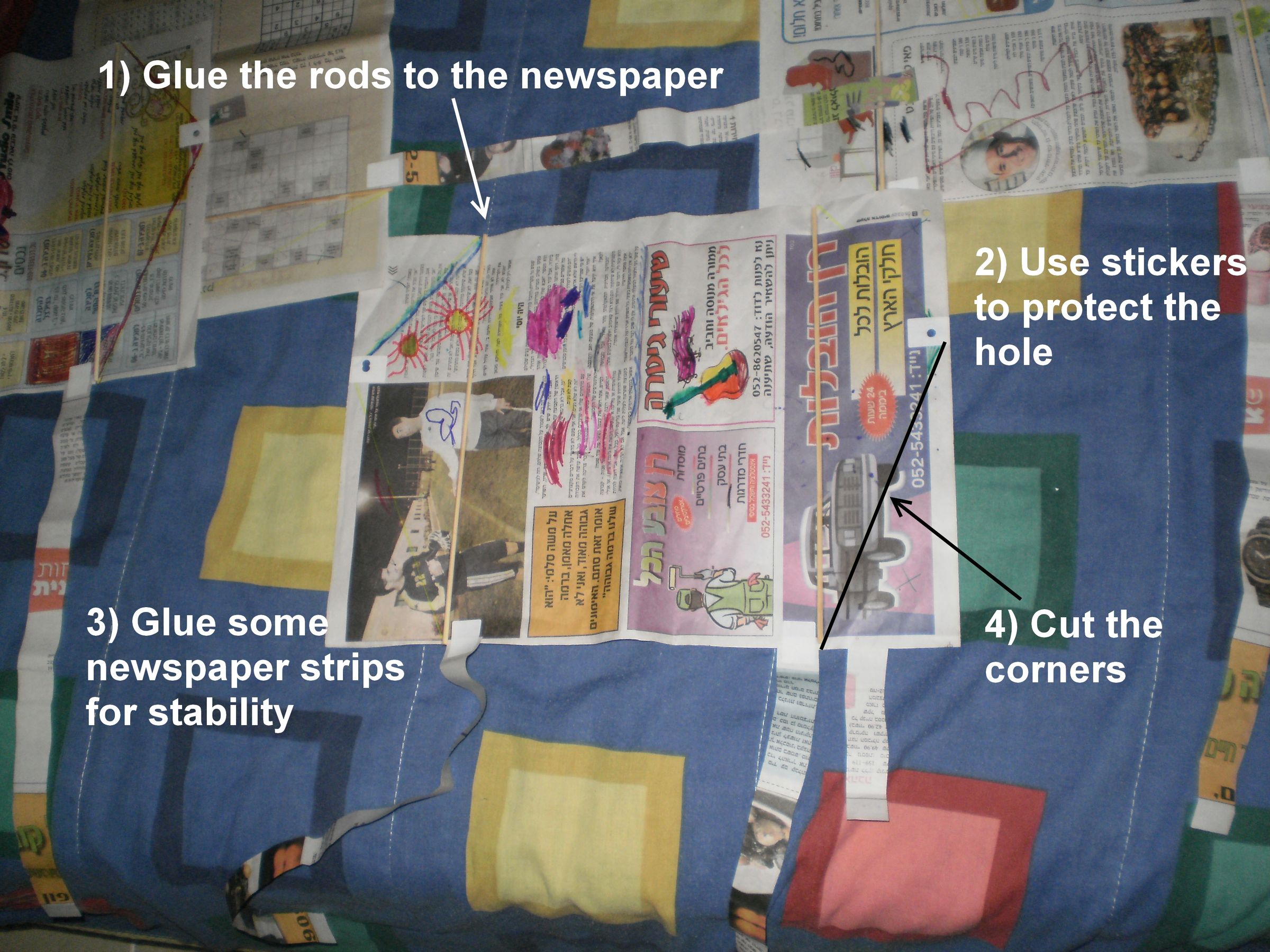 15 Minutes Newspaper Kite That Really Flies! 4 Steps Instructables