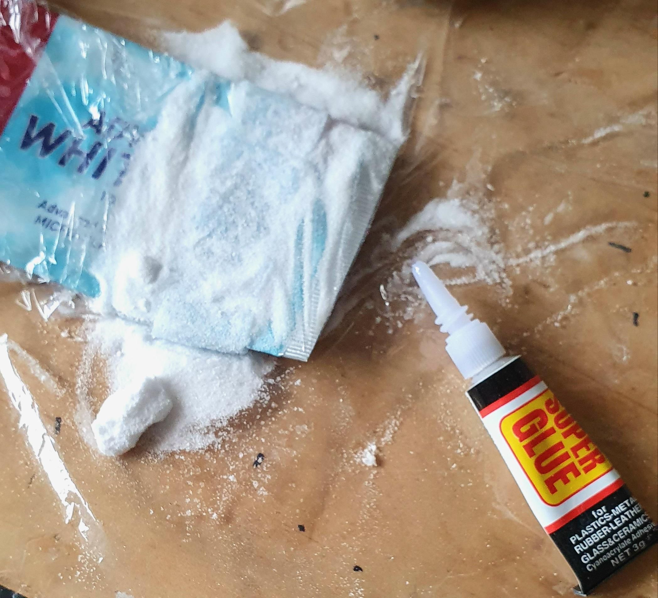 Baking Soda & Super Glue 5 Steps Instructables