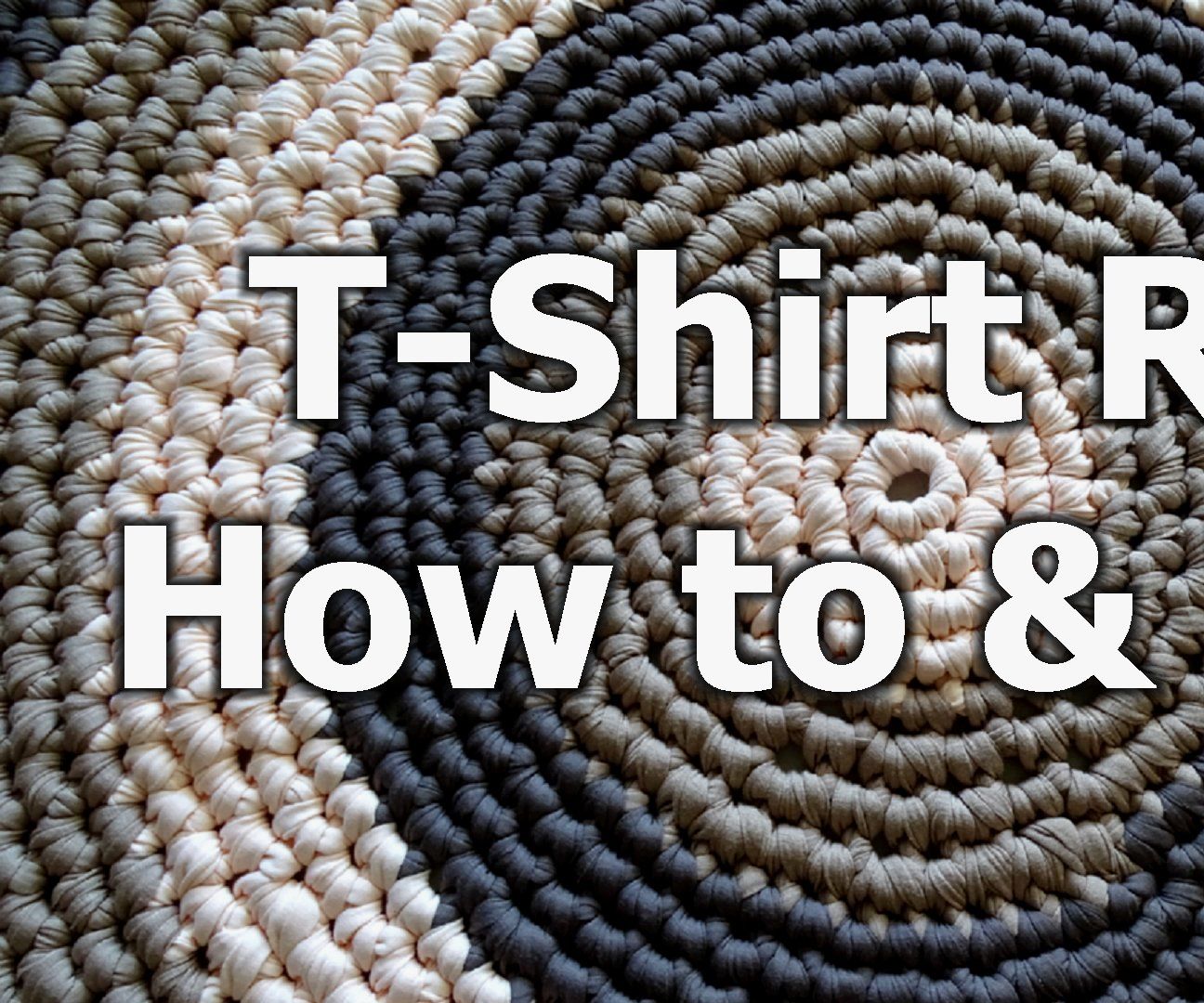T Shirt Yarn Round Rug How to & Tips Instructables