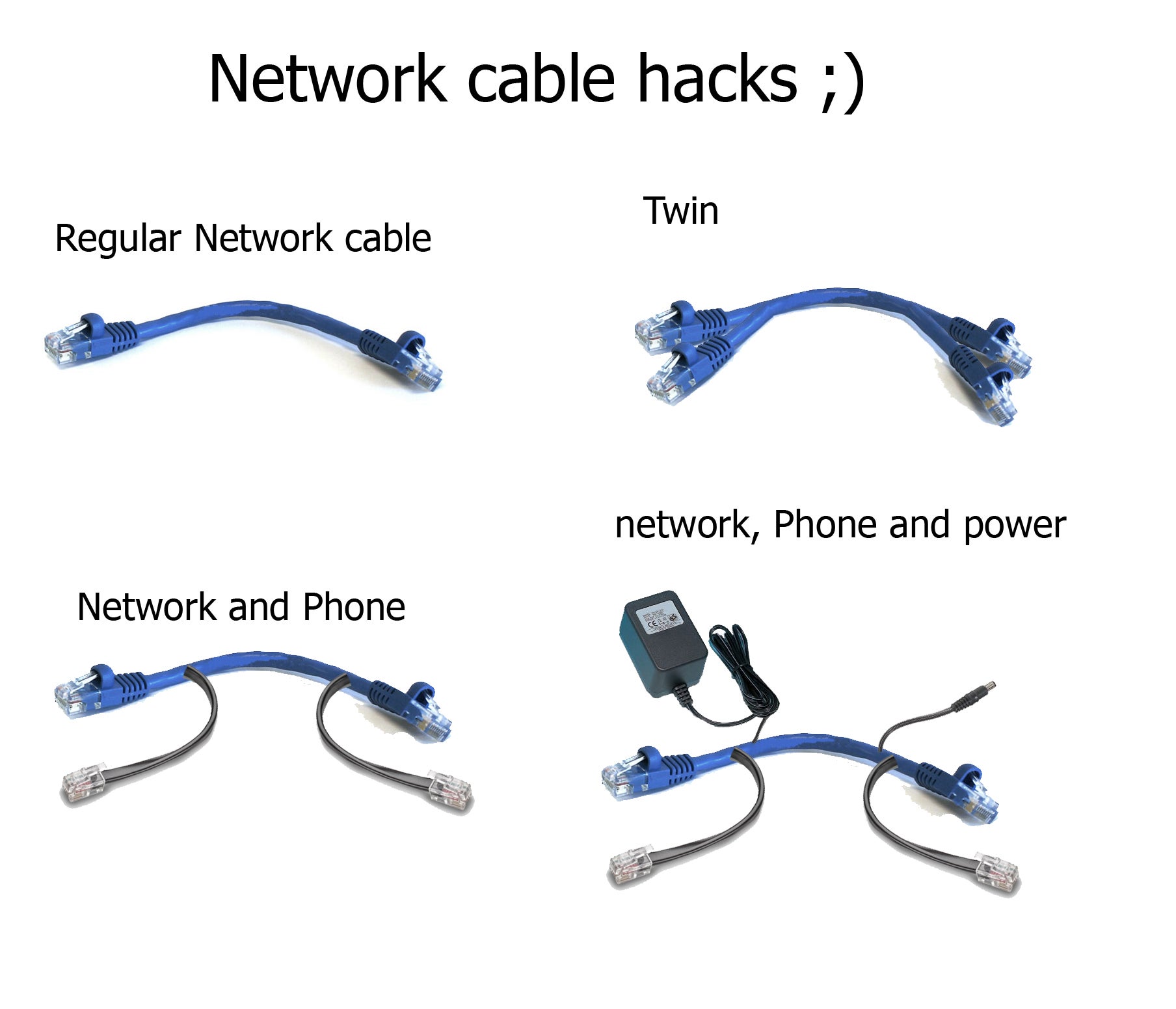 Network Cable Hack 5 Steps Instructables