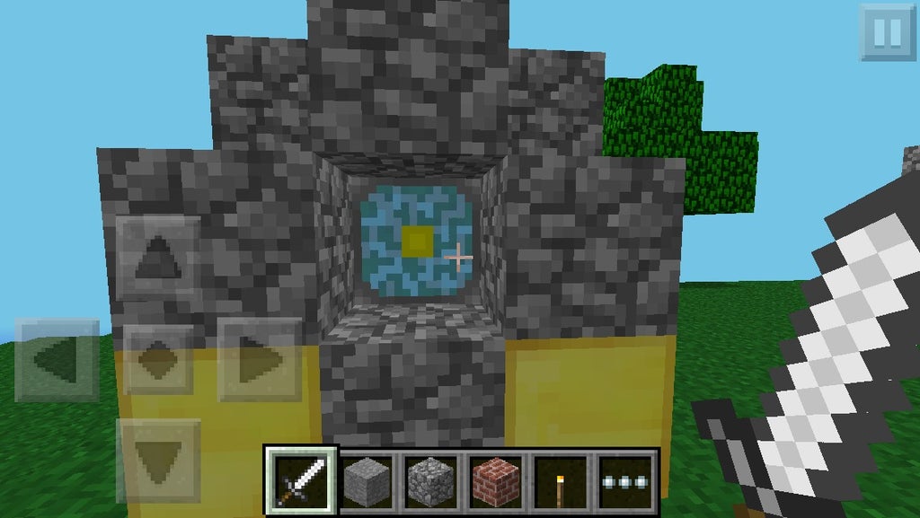 How To Make A Nether Portal In Minecraft Pocket Edition 6 Steps Instructables