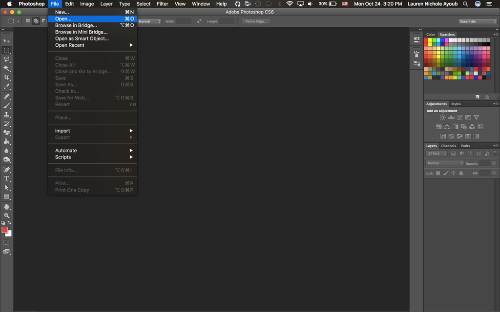 remove a background in photoshop cs6