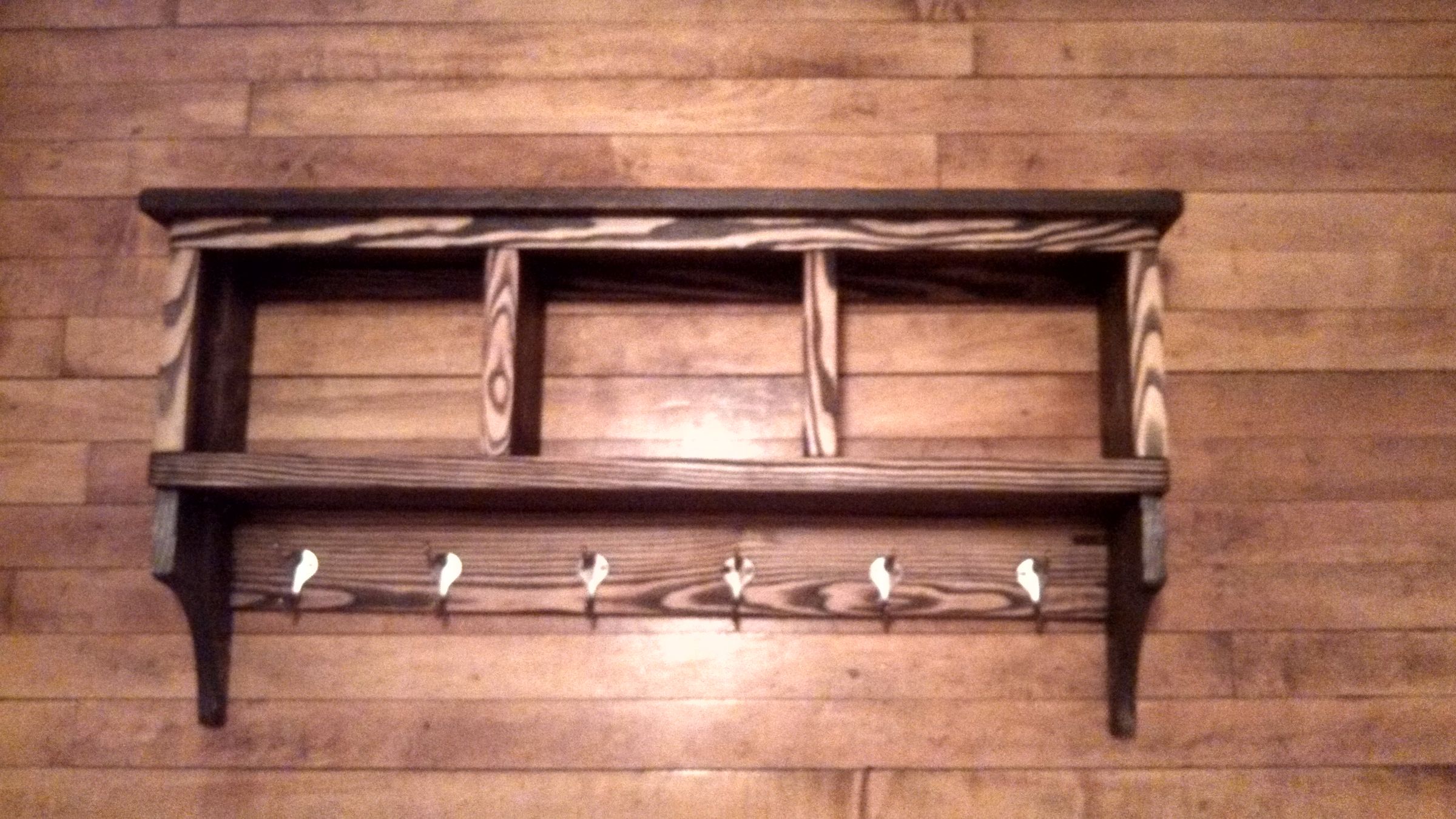 Coat Rack With Shelf 6 Steps Instructables