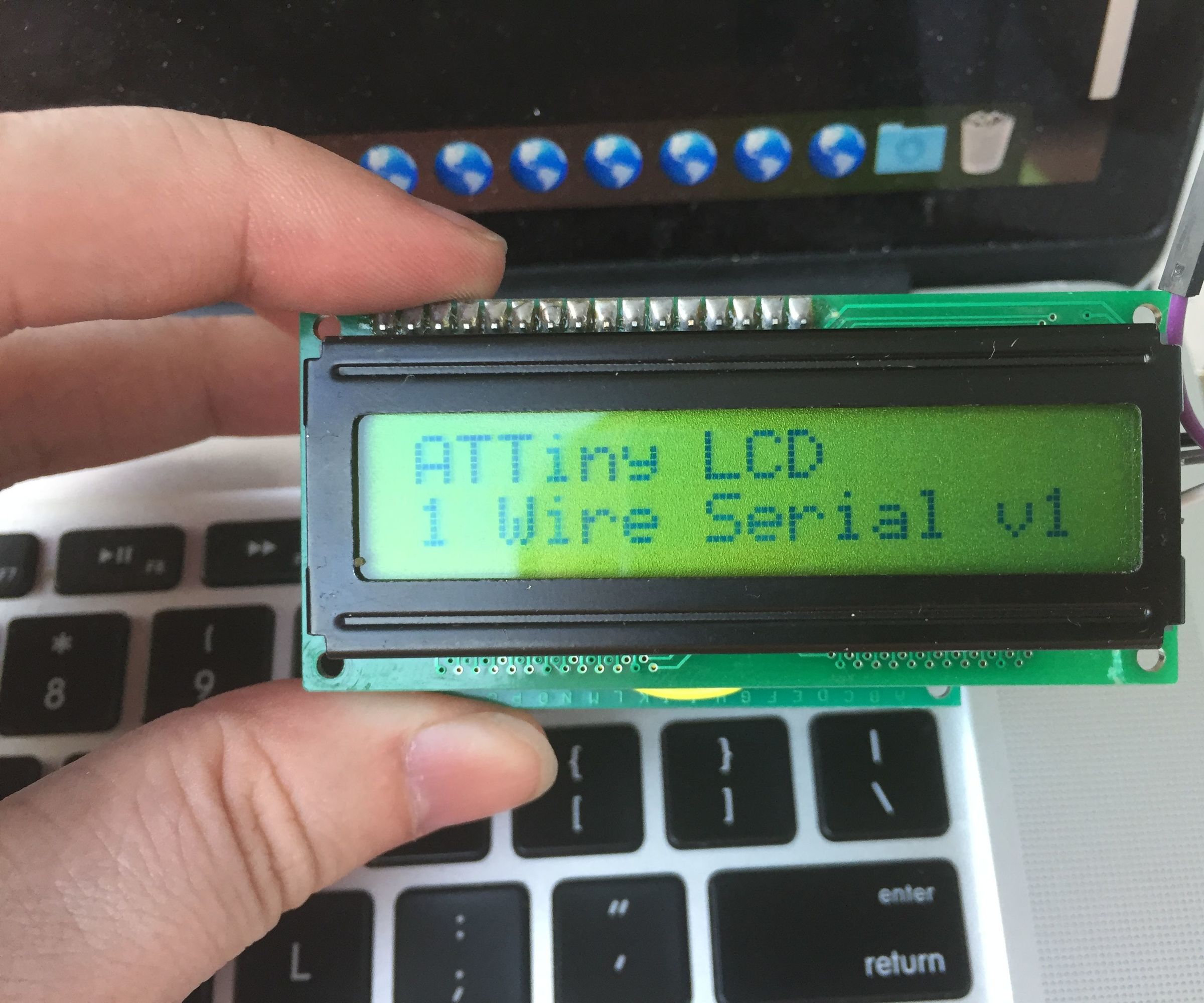 1 wire lcd controller for arduino DIY Project DIY Project Image