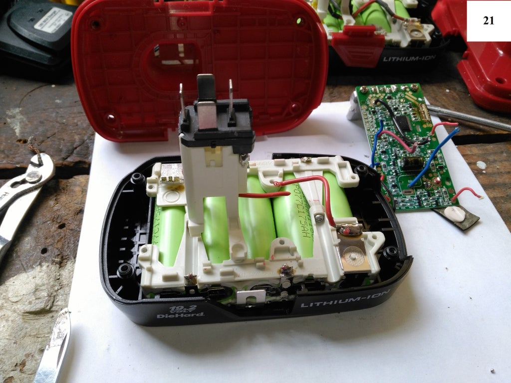 Craftsman 19.2v Battery Fix : 6 Steps (with Pictures) - Instructables Craftsman 19.2 Volt Battery Wiring Diagram Instructables