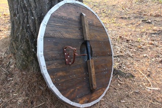 Pallet Wood Viking Shield Make It Medieval Ish 22 Steps With Pictures Instructables