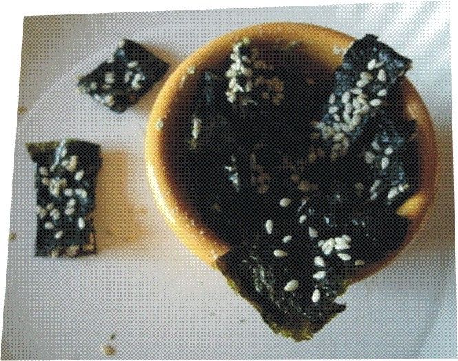Nori Crisps.  This Is Easy and Unique!