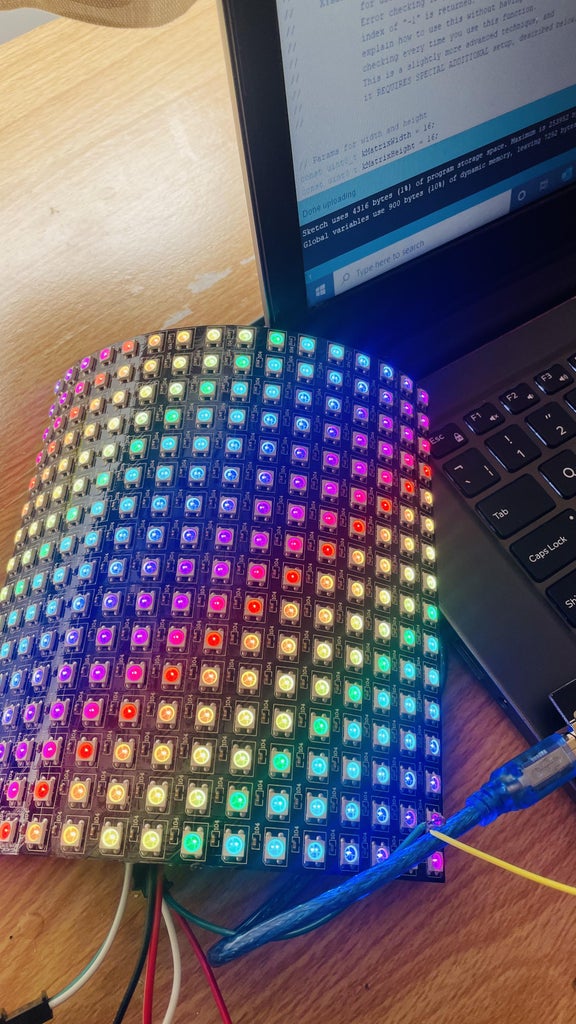 RGB LED Animation Matrix (16x16) : 6 Steps (with Pictures) - Instructables